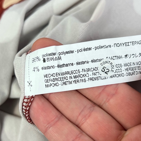 Zara Polka Dot Long Sleeve Tie Waist Midi Dress - Picture 4 of 5